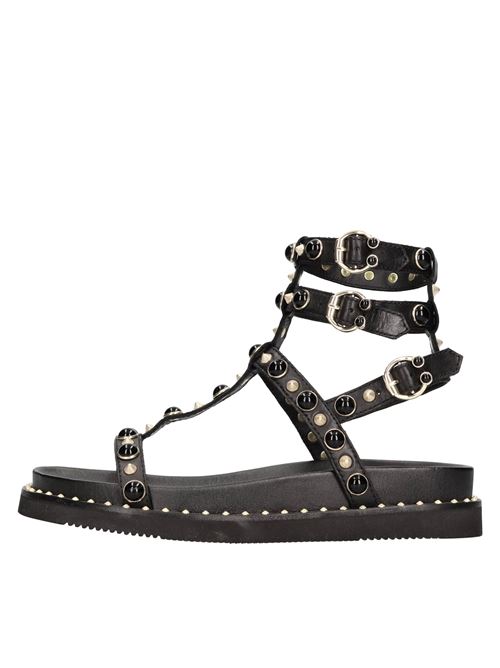 Flat leather sandals ASH | UP UP SOFT BRASILNERO